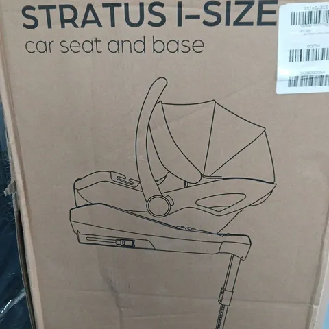 ICKLE BUBBA THE STRATUS I-SIZE CAR SEAT AND BASE - COLLECTION ONLY 