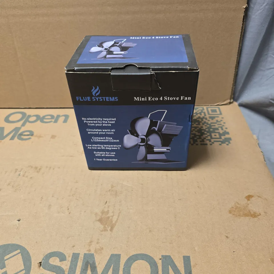 FLUE SYSTEMS MINI ECO 4 STOVE FAN BOXED