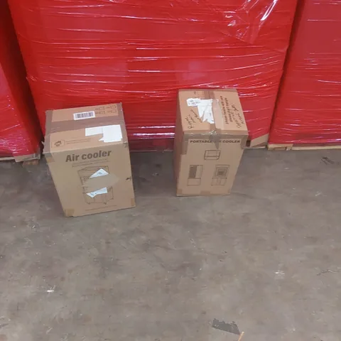 PALLET OF ASSORTED PRODUCTS AND ITEMS TO INCLUDE;AIR COOLER,PORTABLE AIR COOLER MIX.