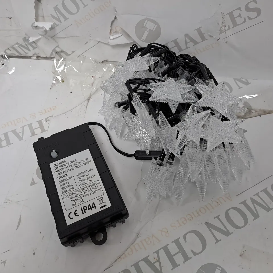 EVERYDAY 200 BATTERY OPERATED TIMER STRING CHRISTMAS LIGHTS - WARM WHITE