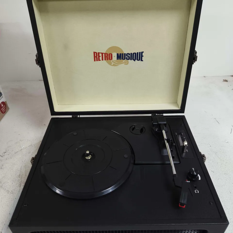 RETRO MUSIQUE BLUETOOTH TABLE TOP TURNTABLE