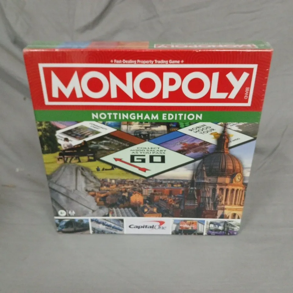 SEALED MONOPOLY NOTTINGHAM EDITION BOARD GAME