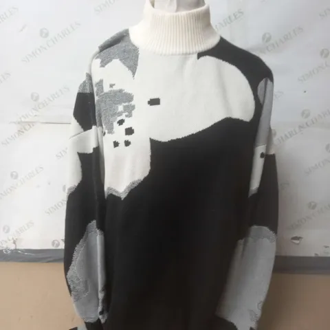 WYNNE COLLECTIONS SWEATER IN GREY COMBO SIZE XL