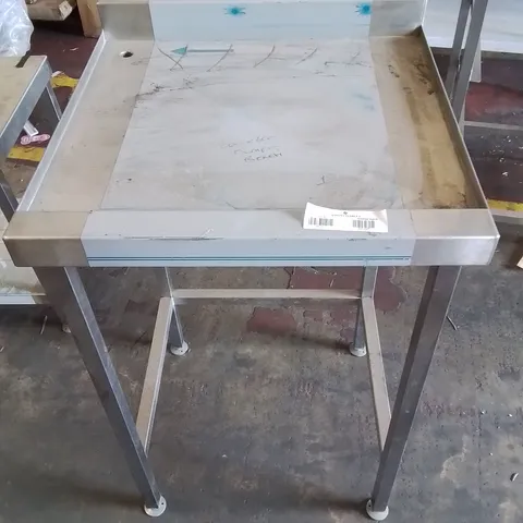 STAINLESS STEEL INDUSTRIAL CATERING WORKTOP/COUNTER