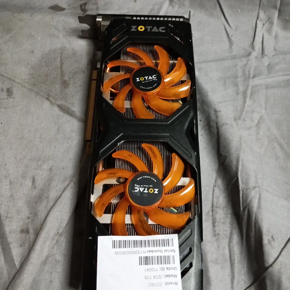 ZOTAC GTX 770 GRAPHICS CARD 