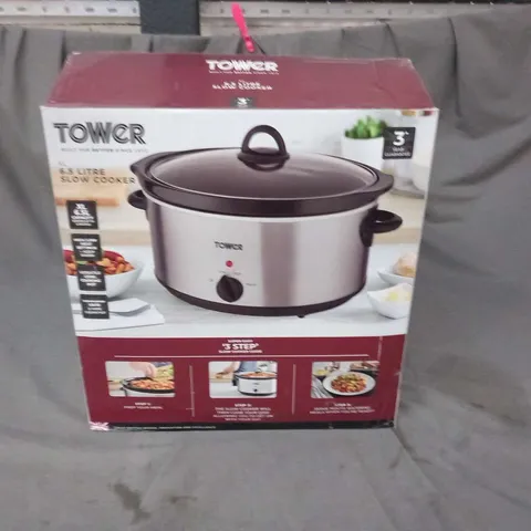 BOXED TOWER XL 6.5 LITRE SLOW COOKER