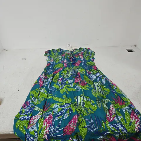 MUDFLOWER WOMEN'S TROPICAL PRINT DRESS – UK 12 (EU 40, US 8)