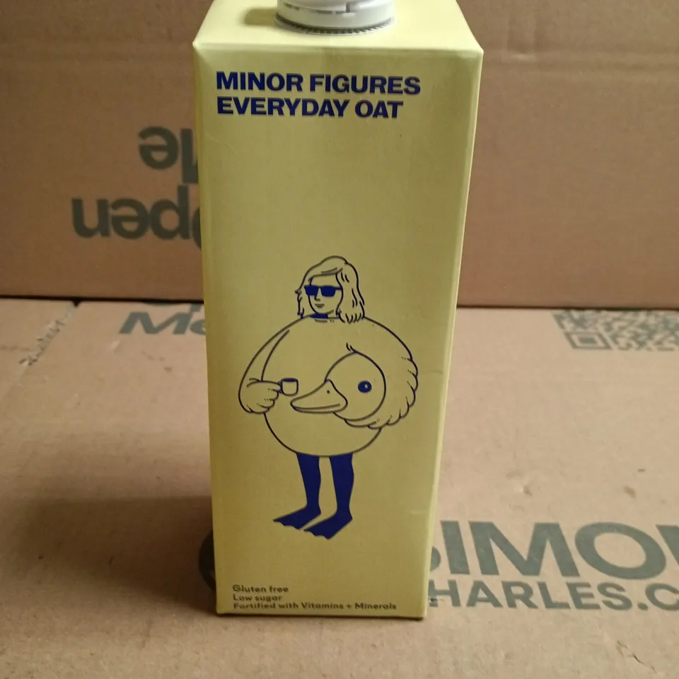 LOT OF 6 CARTONS OF MINOR FIGURES EVERYDAY OAT - PLANT-BASED MILK CARTON 1L PER CARTON