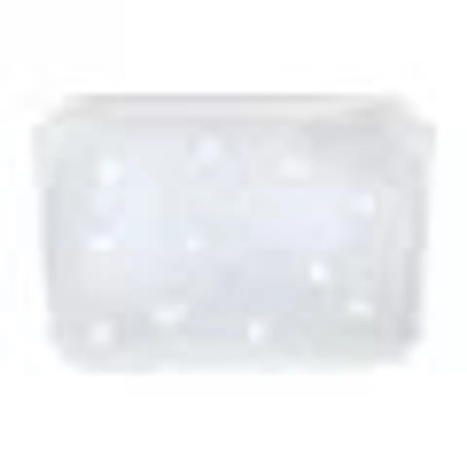 BOXED EGLO 97881 FRANIA-S WHITE CRYSTAL EFFECT LED SQUARE WALL-CEILING LIGHT 11.5W