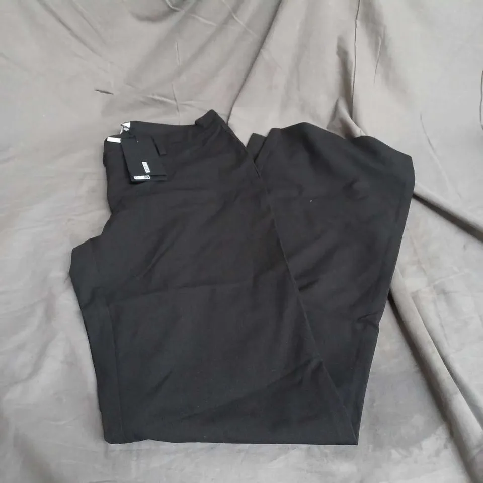 WEEKDAY TROUSERS IN BLACK SIZE 10