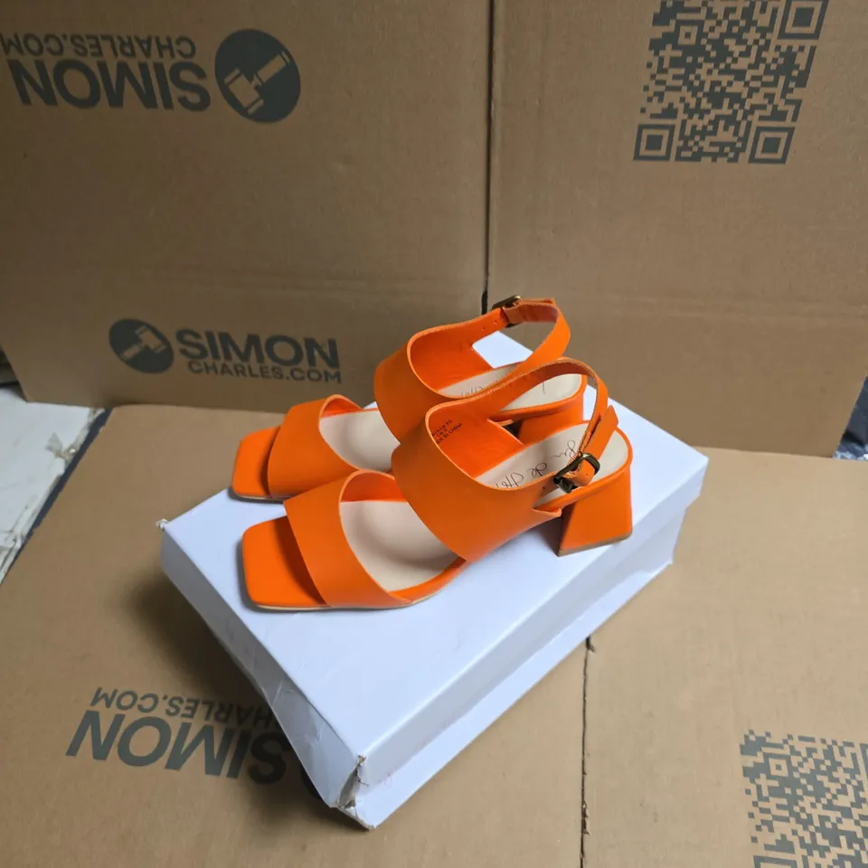 BEN DI LISI UK 6 ORANGE STRAPPY SANDALS – WOMEN'S FOOTWEAR