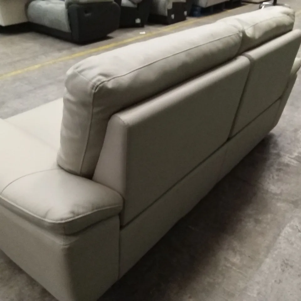 DESIGNER 3 SEATER LEATHER ELECTRIC RECLINER SOFA