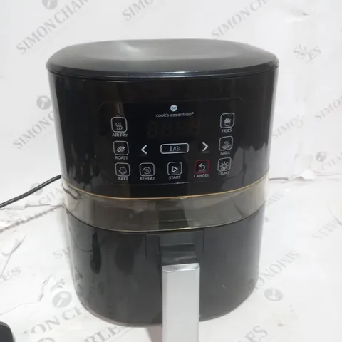 BOXED COOK'S ESSENTIALS 4L AIR FRYER IN BLACK