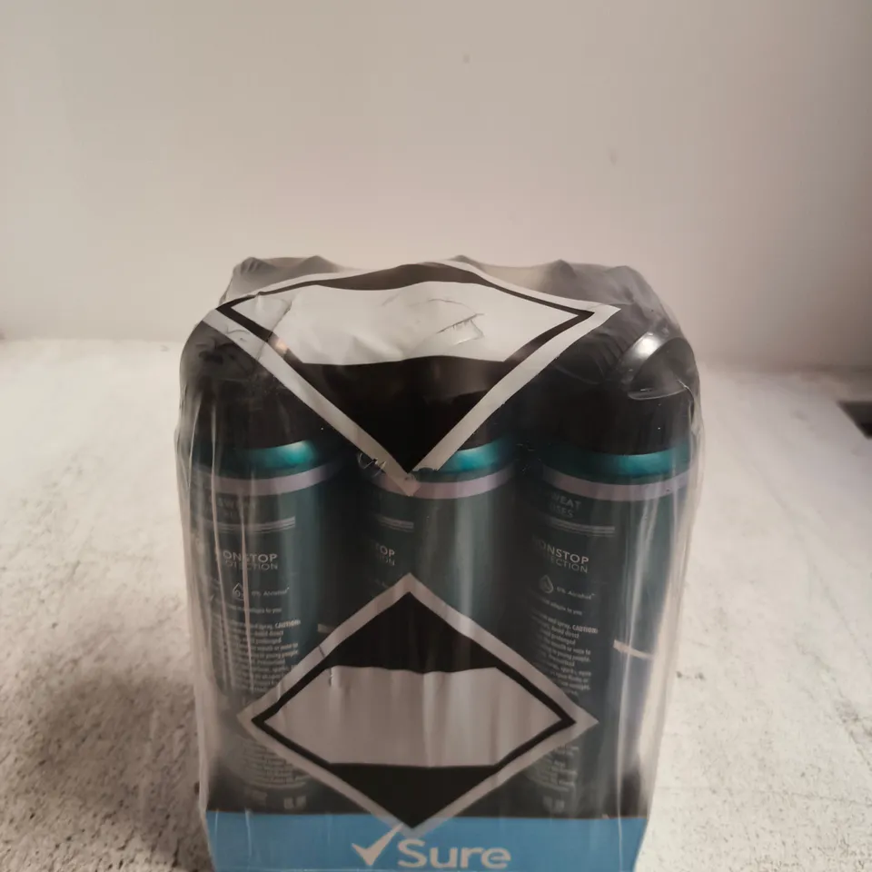 PACK OF 6 SURE MEN 72H HEAT ACTIVATED DEODRANT