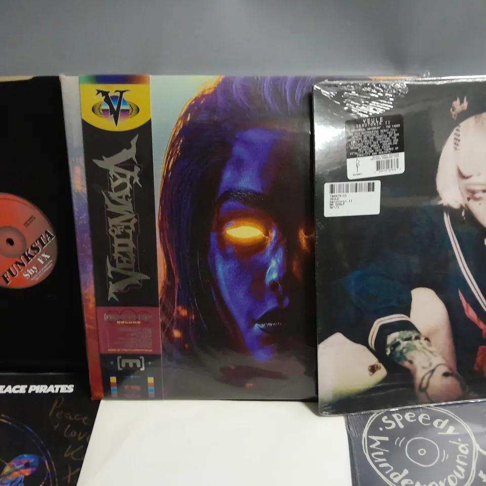 LOT OF 9 ASSORTED VINYL RECORDS TO INCLUDE SCREAMING TREES, YEULE AND DEPECHE MODE