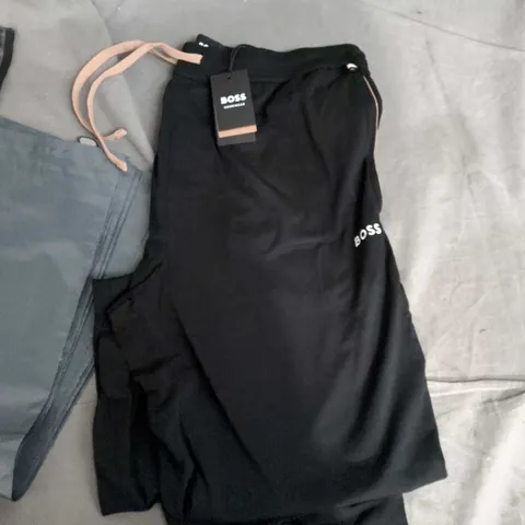 HUGO BOSS HOMEWEAR BLACK JOGGERS