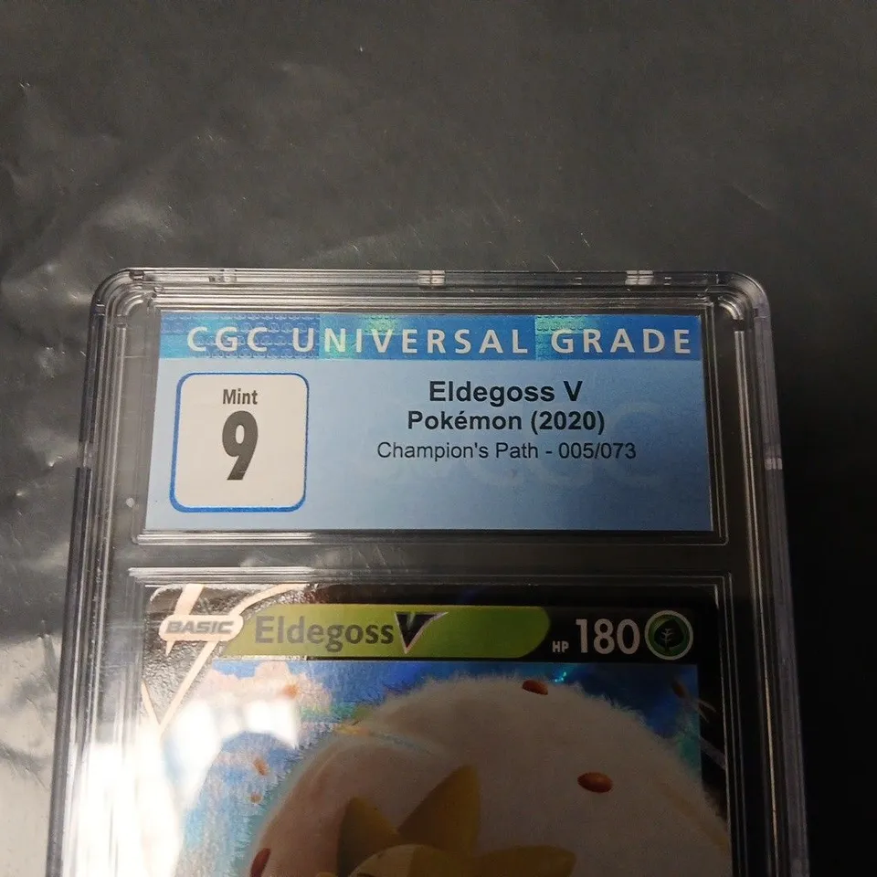 POKEMON ELDEGOSS V – CHAMPION'S PATH 005/073, CGC MINT 9 TRADING CARD