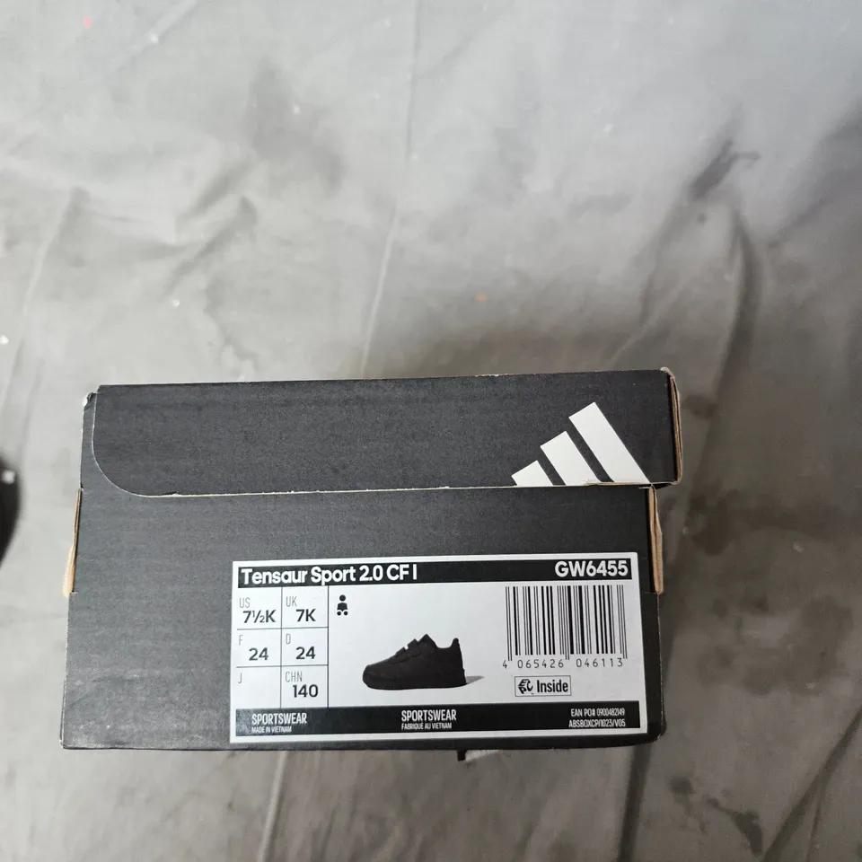 ADIDAS TENSAUR SPORT 2.0 CF I KIDS' SHOES – BLACK, UK 7K