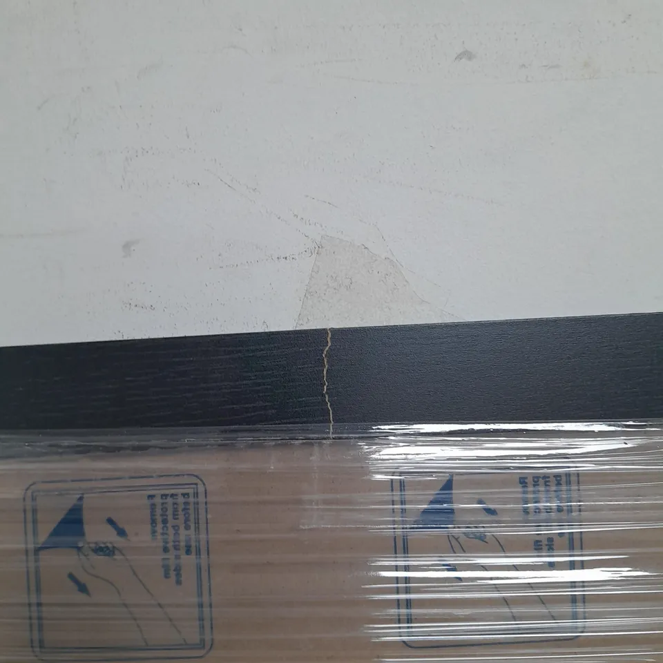 LARGE BLACK PICTURE FRAME ESITMATED SIZE 90CM X 60CM