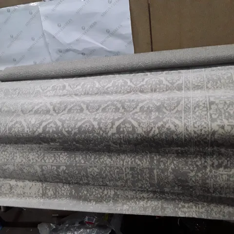 BACALL FLATWEAVE GREY AREA RUG 160×230CM