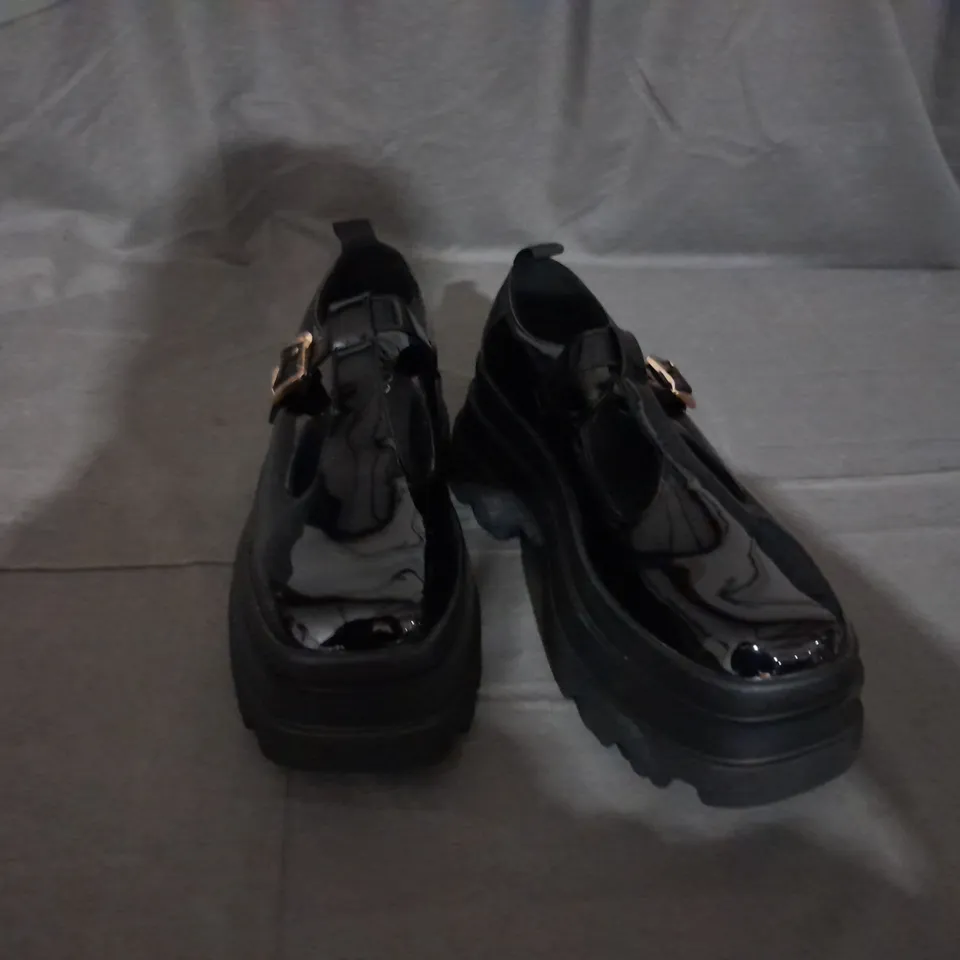 PAIR OF KOI CHUNKY MARY JANES IN BLACK SIZE 9 
