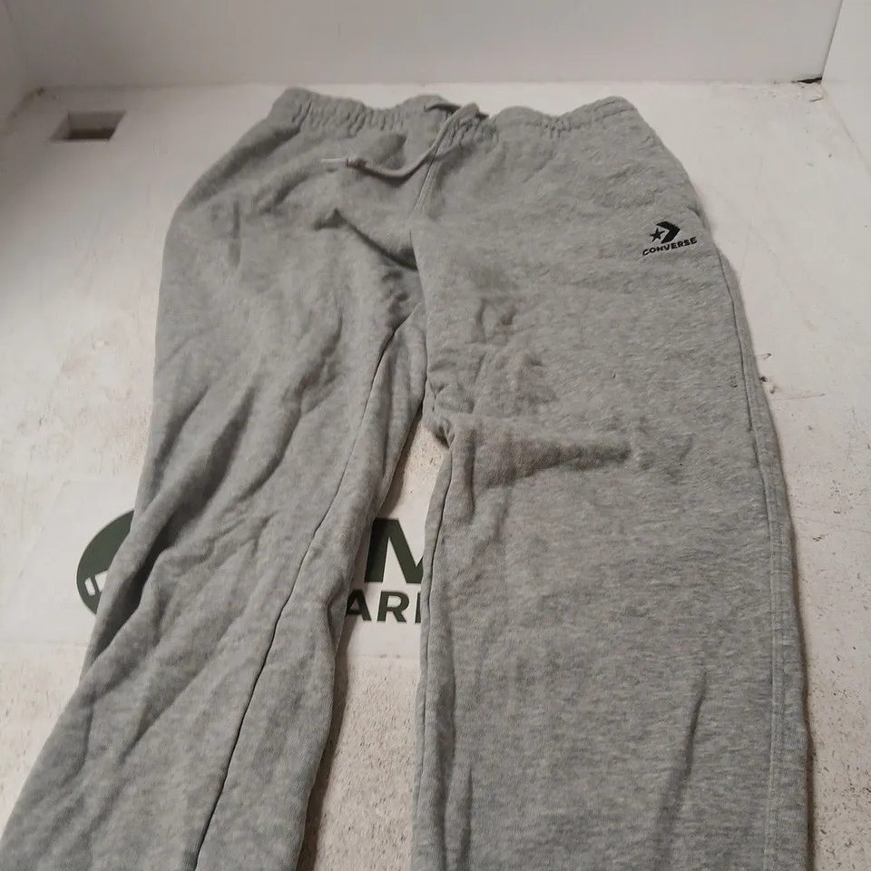 CONVERSE GREY SWEATPANTS – MEN'S, UK SIZE L