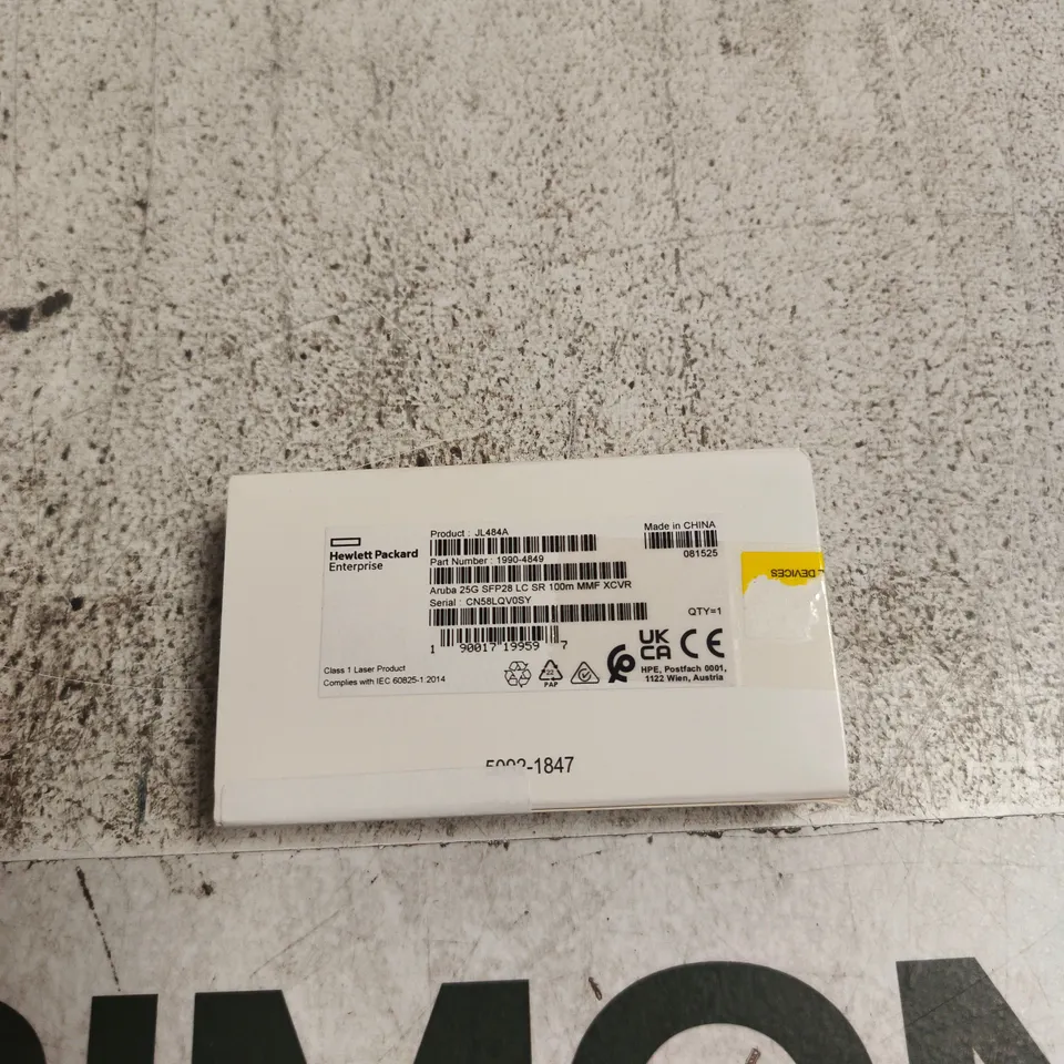 HEWLETT PACKARD ENTERPRISE ARUBA NETWORK MODULE JL484A (BOXED)