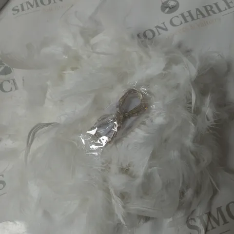 FEATHER AND LIGHT DECORATION