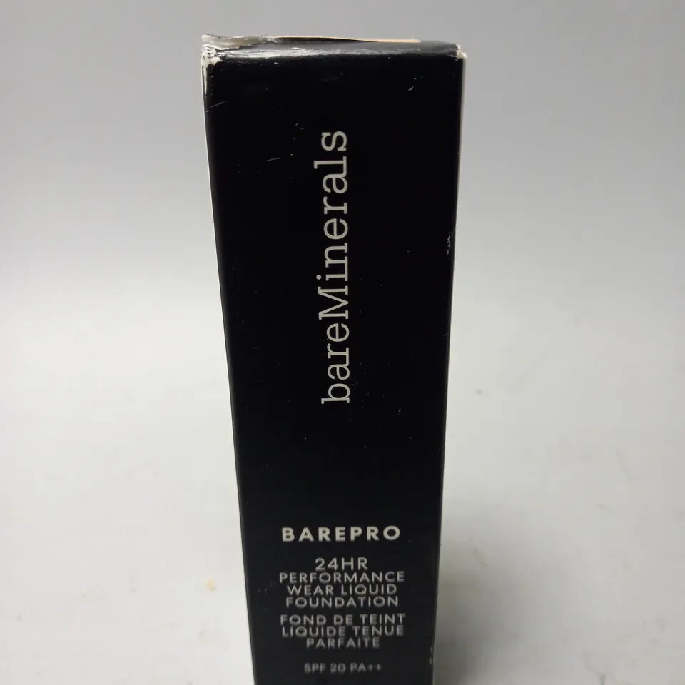 BOXED BAREMINERALS BAREPRO PERFORMANCE WEAR LIQUID FOUNDATION COOL BEIGE 10