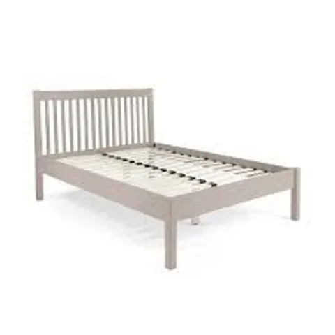 BOXED LYNTON BED FRAME, DOUBLE SIZE - NATURAL (2 BOXES)