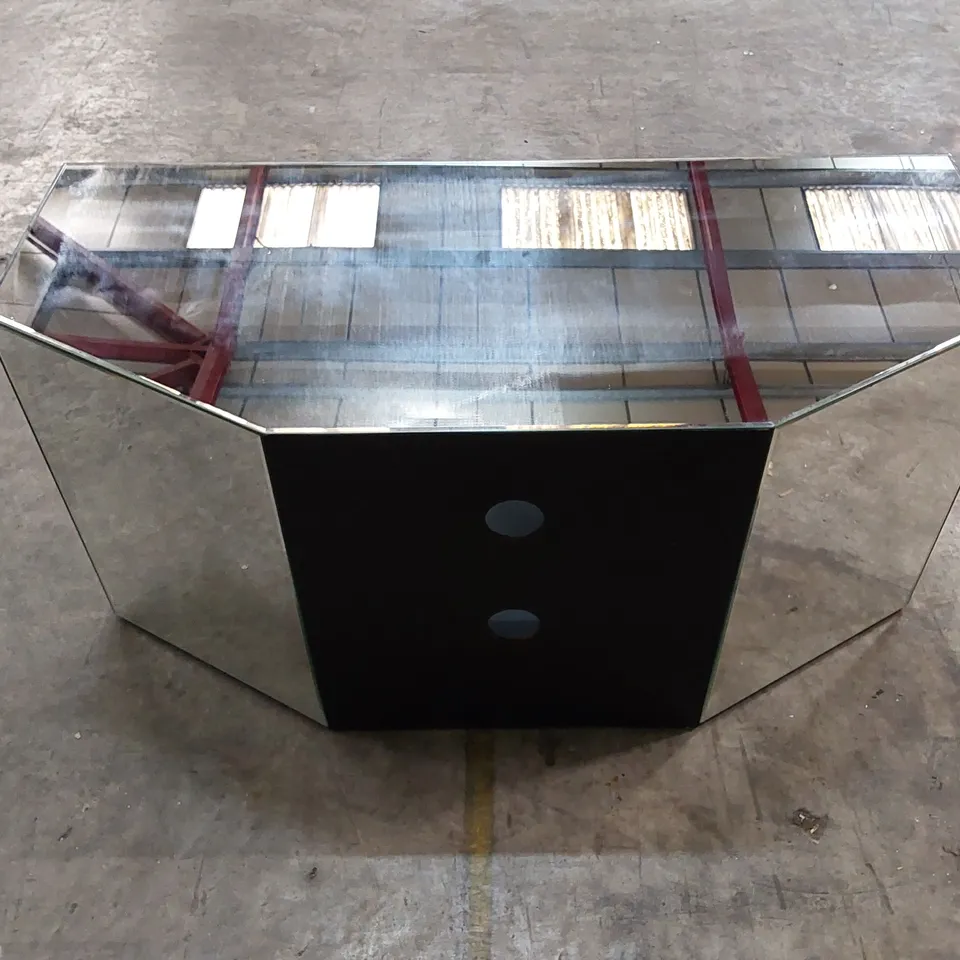 DESIGNER MIRRORED TV UNIT 