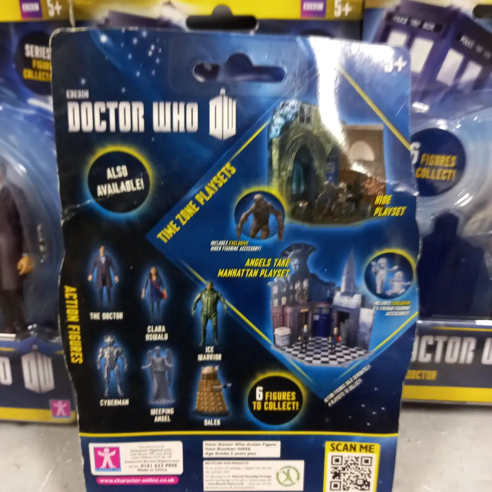 LOT OF 4 DOCTOR WHO SERIES 7 FIGURINES