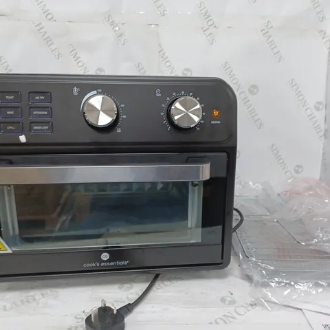 BOXED COOK'S ESSENTIAL 21-LITRE AIRFRYER OVEN IN BLACK