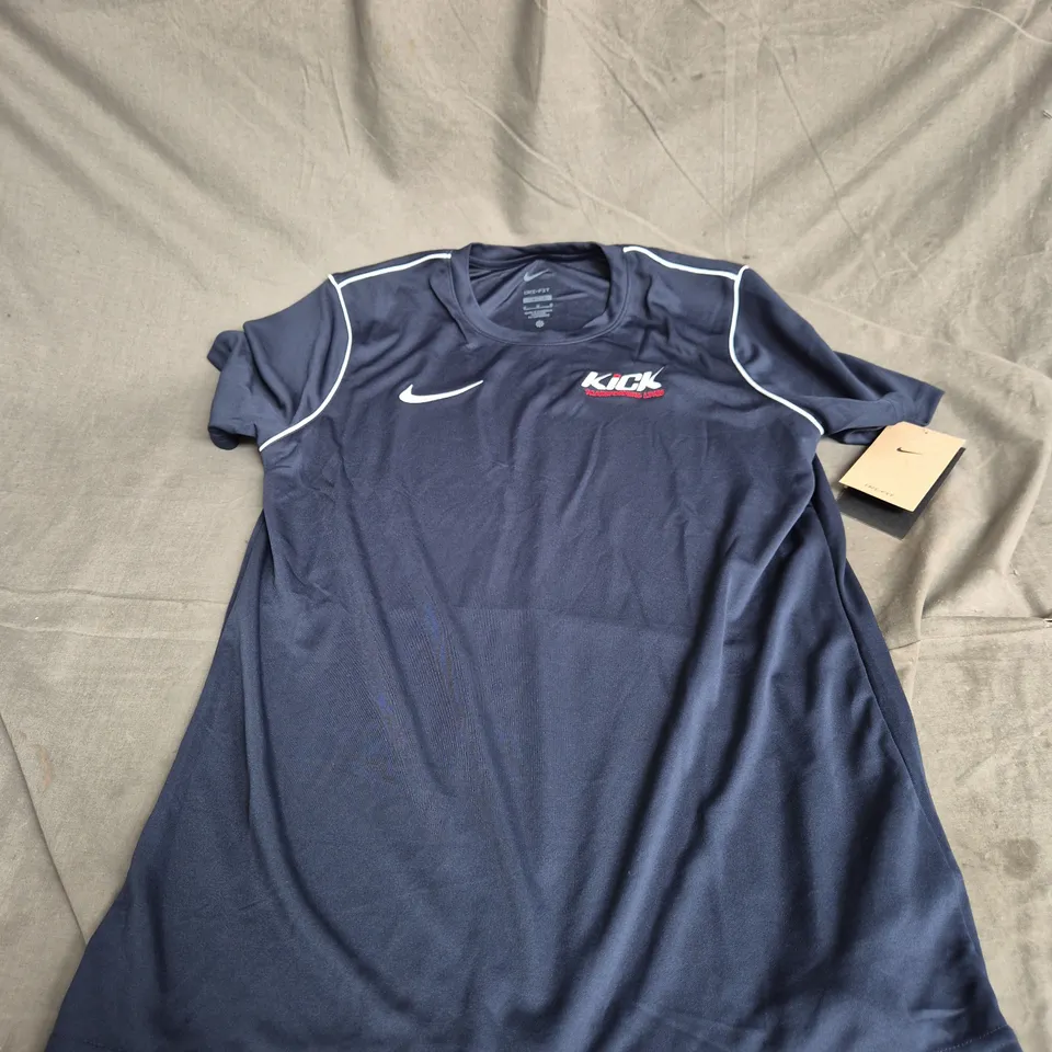 NIKE DRI-FIT MEN’S SPORT T‑SHIRT, NAVY, SIZE M