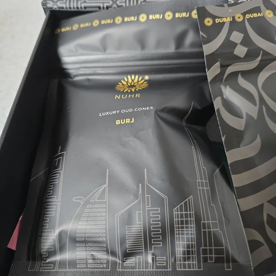 NUHR LUXURY OUD CONES – DUBAI, BOXED
