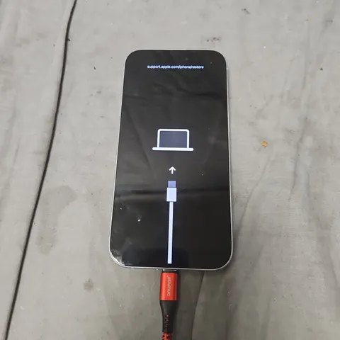 APPLE IPHONE SMARTPHONE IN LIGHT BLUE β DUAL CAMERA, DFU/RECOVERY SCREEN