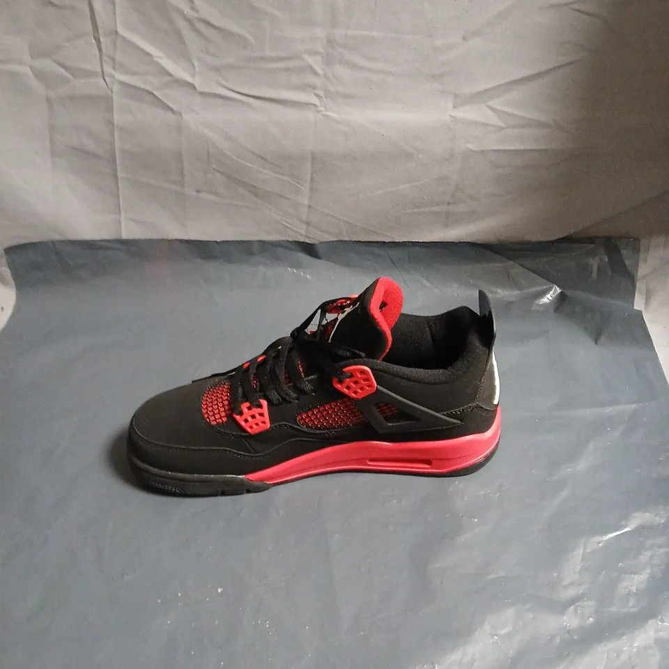 AIR JORDAN  RETRO BLACK/RED SNEAKERS – MEN'S, UK  11