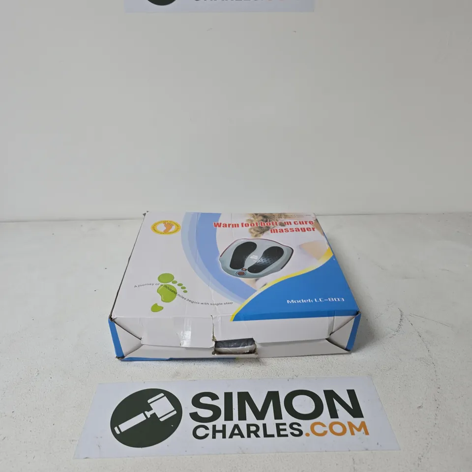 WARM FOOT BOTTOM CURE MASSAGER – MODEL LE-803, BOXED