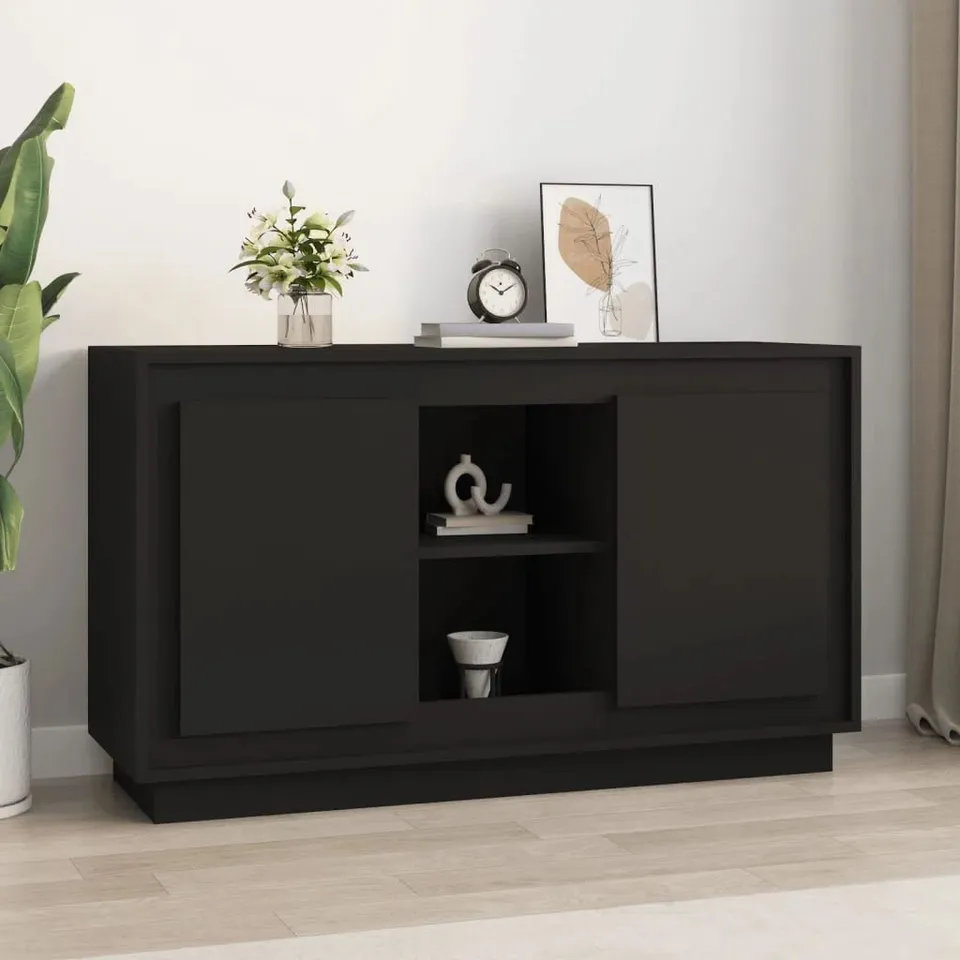 BOXED LISSI 102CM WIDE SIDEBOARD - BLACK (1 BOX)
