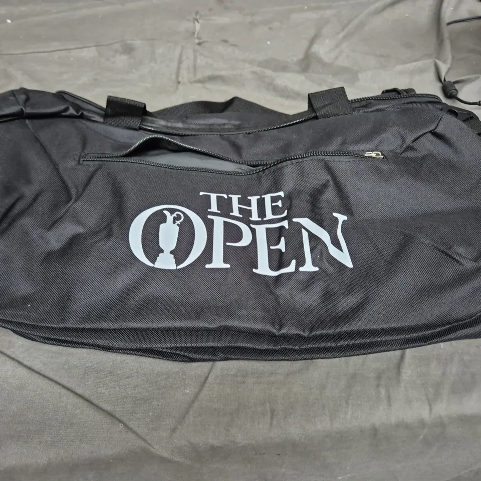 THE OPEN BRANDED DUFFEL BAG