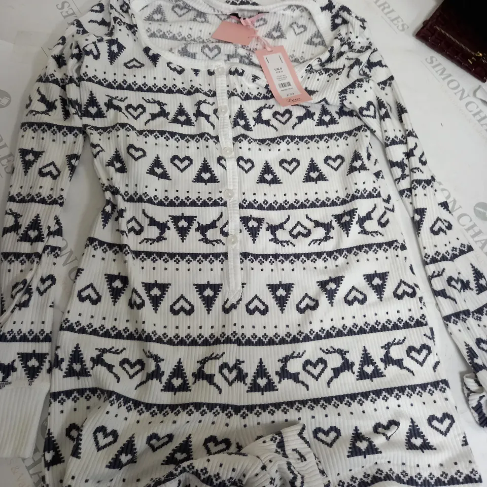 BOUX AVENUE BODY SUIT STYLE TOP - UK SIZE 8