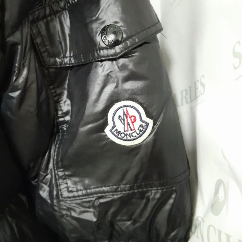 MONCLER MAYA SHORT DOWN JACKET IN BLACK - US SMALL