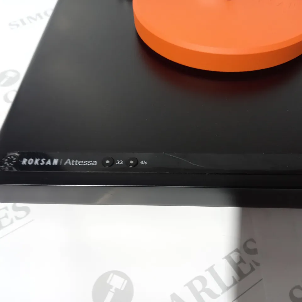 BOXED ROKSAN ATTESSA TURNTABLE IN BLACK