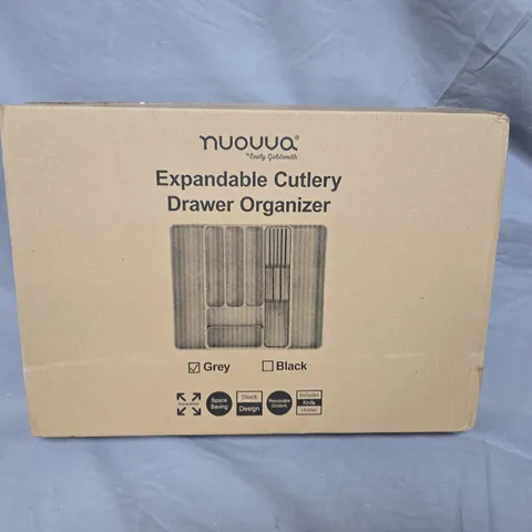 EXPANDABLE CUTLERY DRAWER ORGANIZER – BOXED