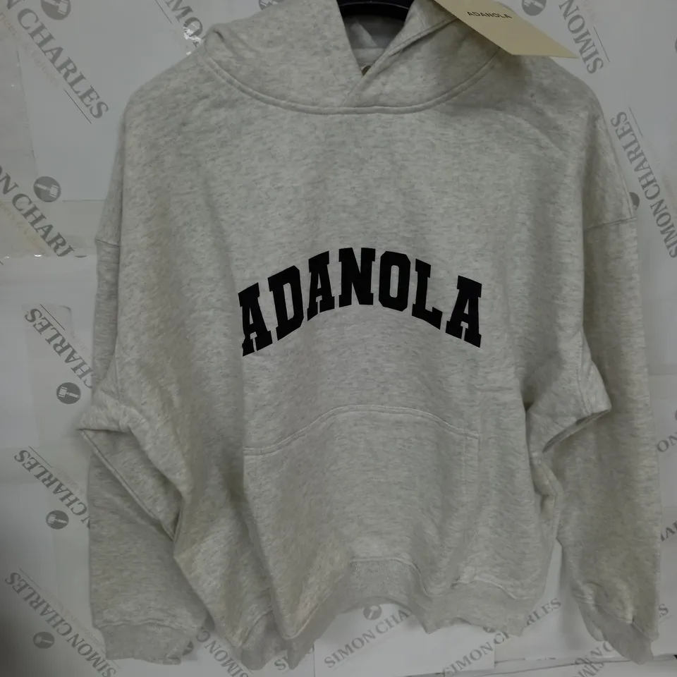 ADANOLA  VARSITY OVERSIZED HOODIE SIZE M