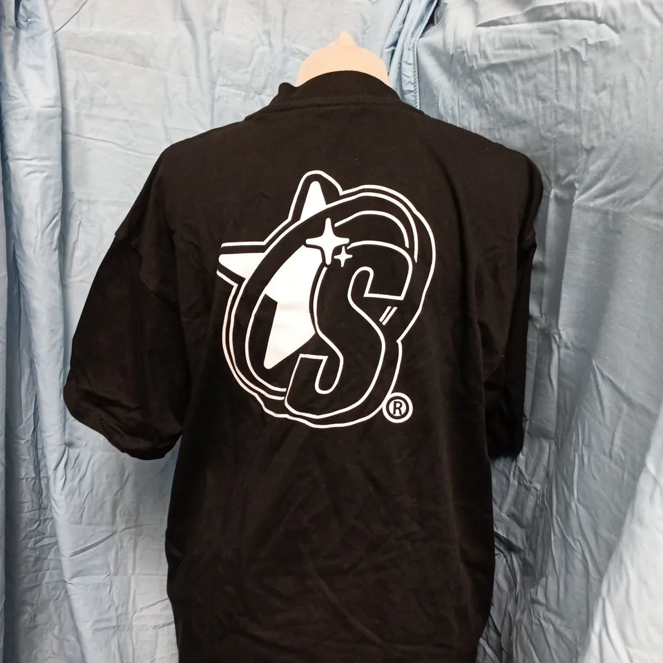 SIARR BLACK T-SHIRT – SIZE SMALL – LARGE BACK GRAPHIC 