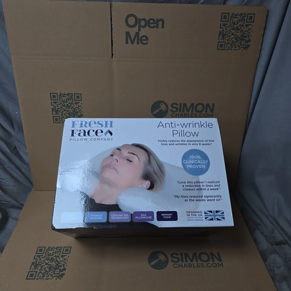 FRESH FACE ANTI-WRINKLE PILLOW – BOXED (FRESH FACE PILLOW COMPANY)