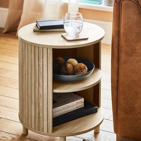 TATE ROUND OPEN SIDE TABLE