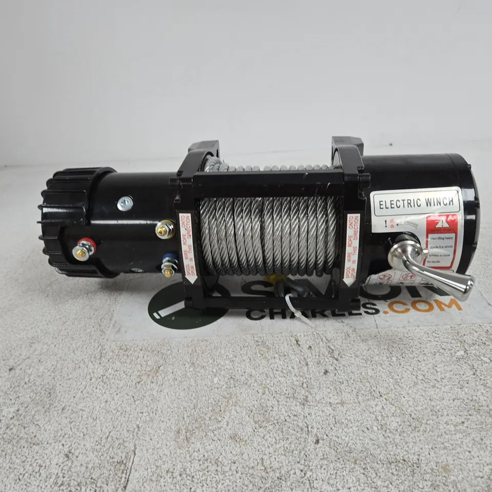 ELECTRIC WINCH WITH STEEL WIRE ROPE 13500LBS 