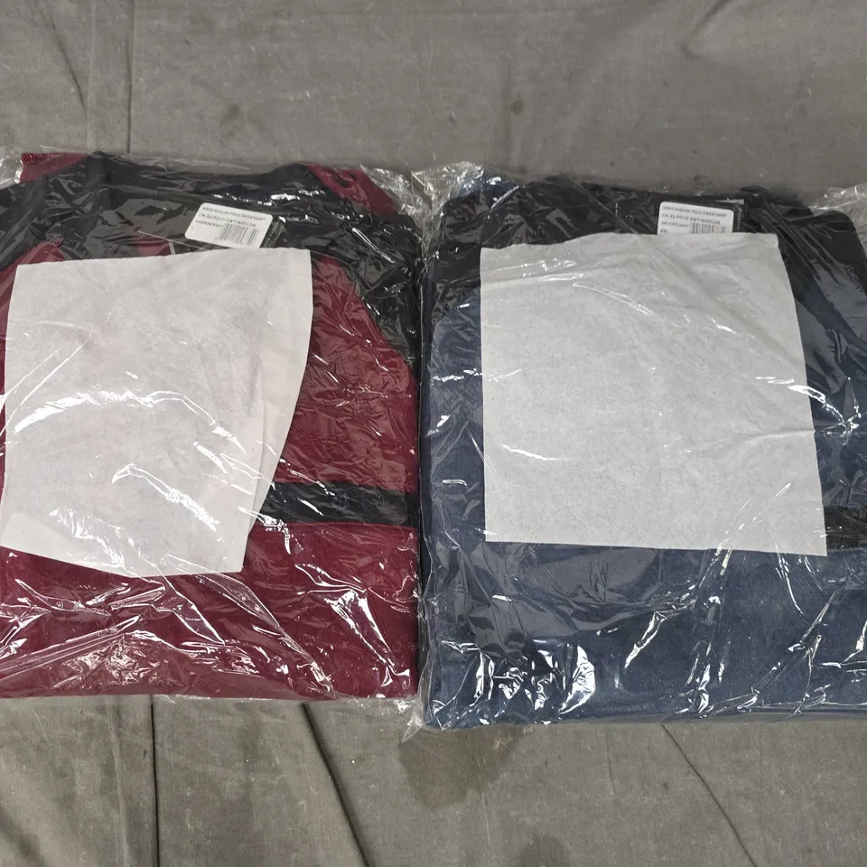 BOX OF APPROXIMATELY 40 ASSORTED CLOTHING ITEMS IN VARIOUS STYLES, SIZES, AND COLOURS